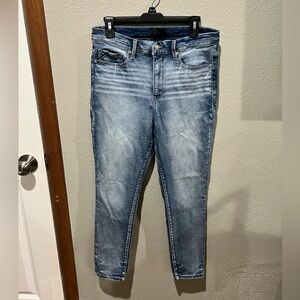 Buckle Black Women's Light Blue Skinny Jeans Size 29 Ankle Skinny EUC Like New